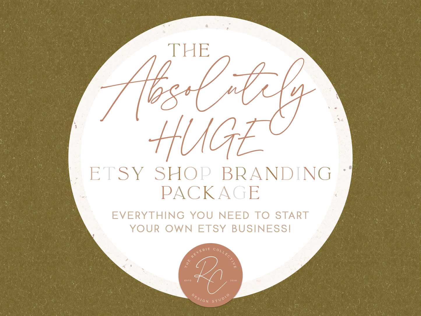 The Absolutely Huge Etsy Shop Branding Package | Custom Logo Design
