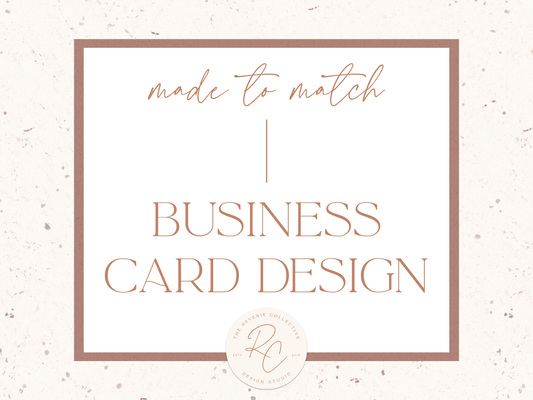 Business Card Design | A La Carte Option