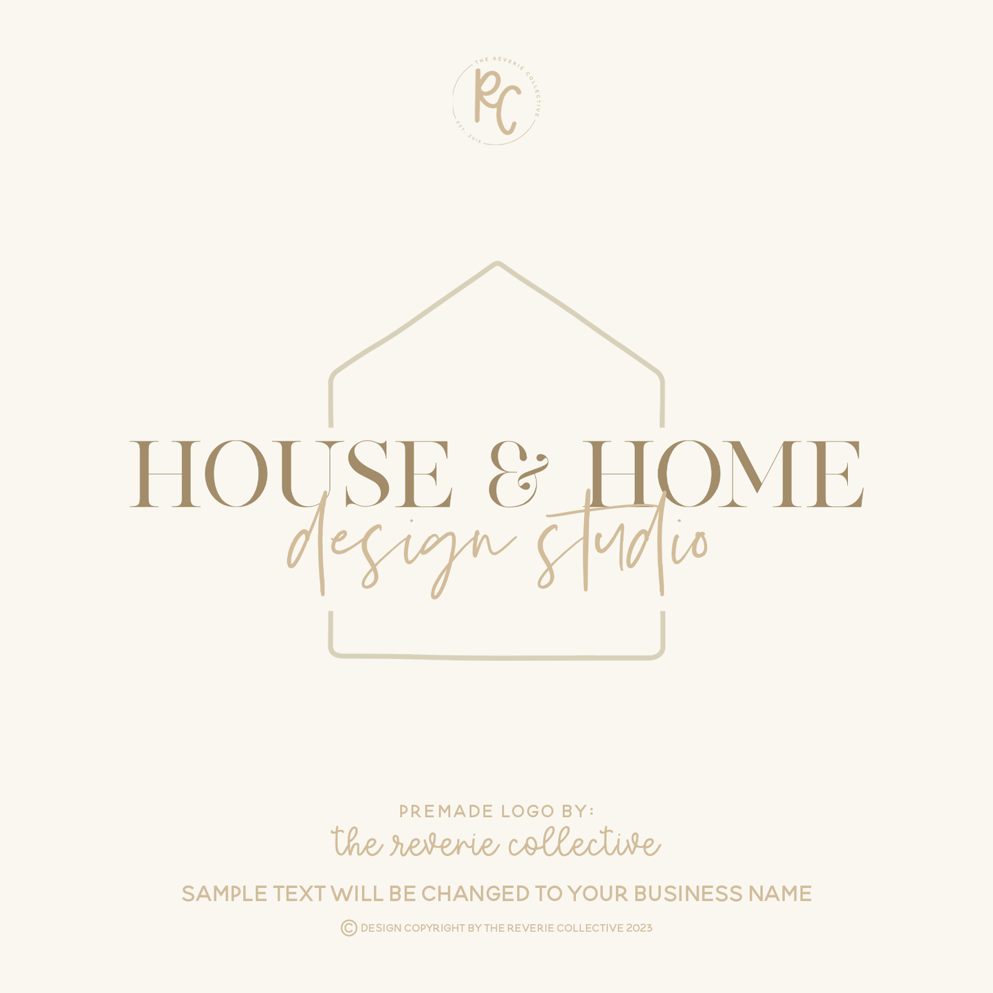 House & Home | Premade Logo Design | Realtor, Real Estate, Line Art, Abstract, Modern, Minimal