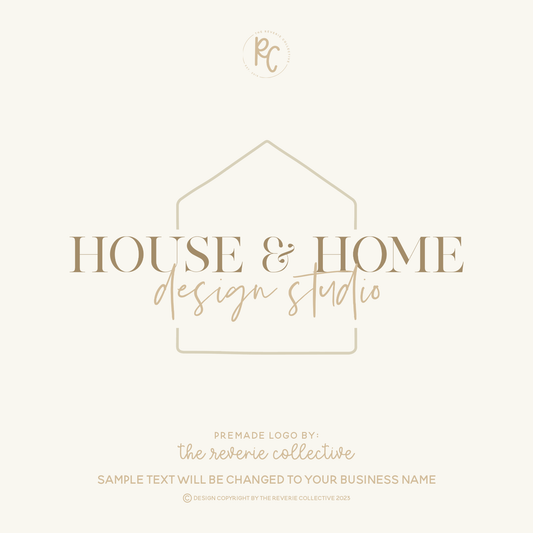House & Home | Premade Logo Design | Realtor, Real Estate, Line Art, Abstract, Modern, Minimal