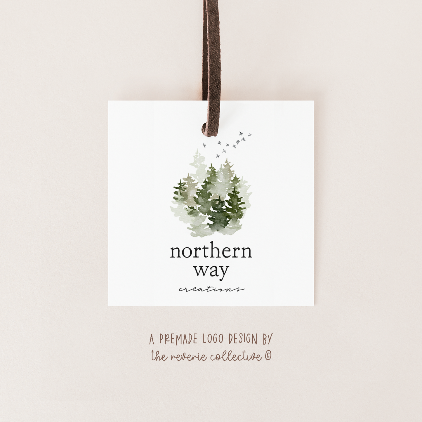 Northern Way | Premade Logo Design | Forest, Woodland, Pine Tree, Rustic, Outdoors, Nature