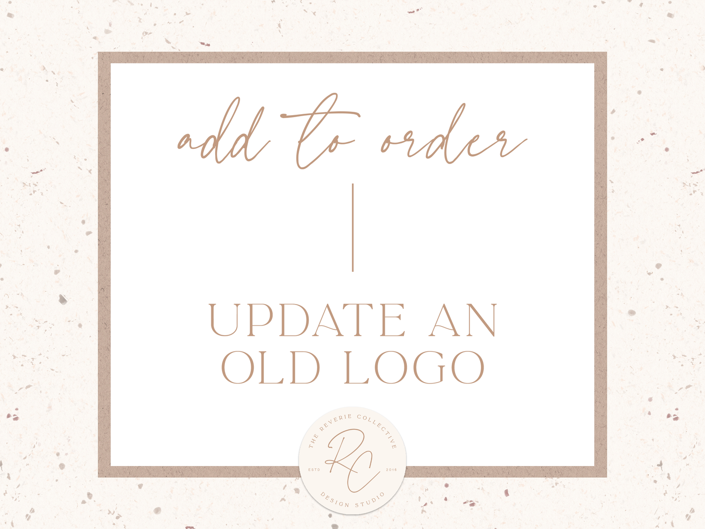 Update An Old Logo | A La Carte Option