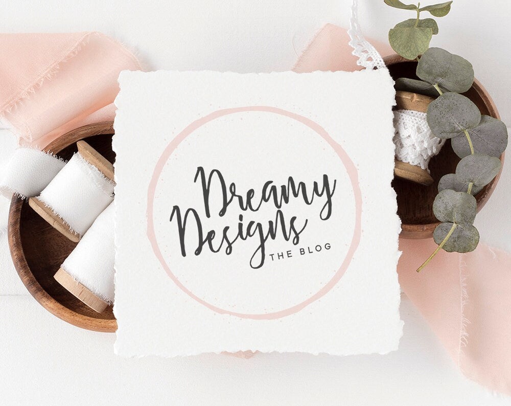 Dreamy Designs | Premade Logo Design | Modern, Minimal, Preppy, Circle