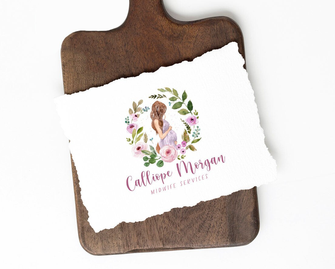 Calliope Morgan | Premade Logo Design | Midwife, Doula, Maternity, Pregnancy