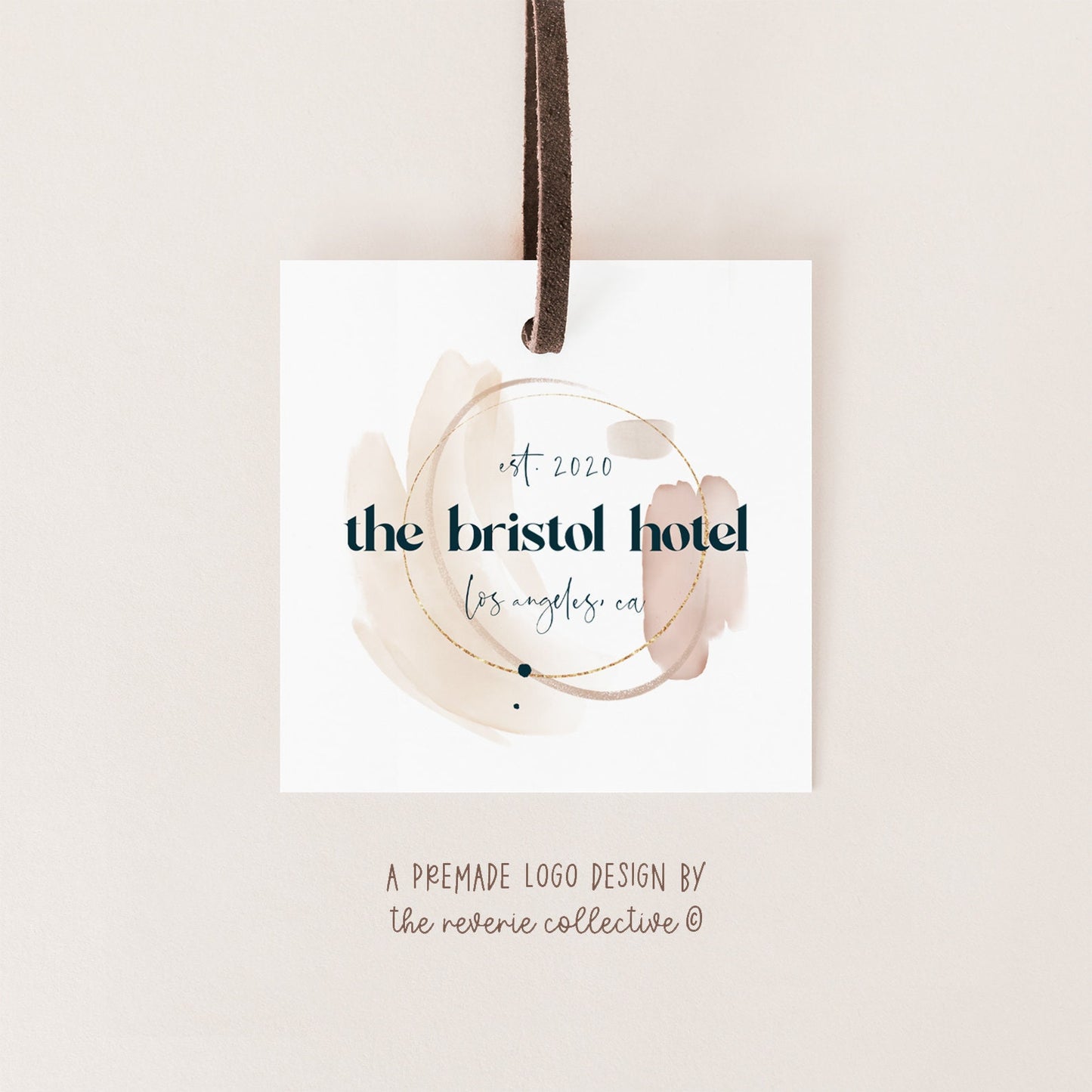 The Bristol Hotel | Premade Logo Design | Abstract, Boho, Vintage