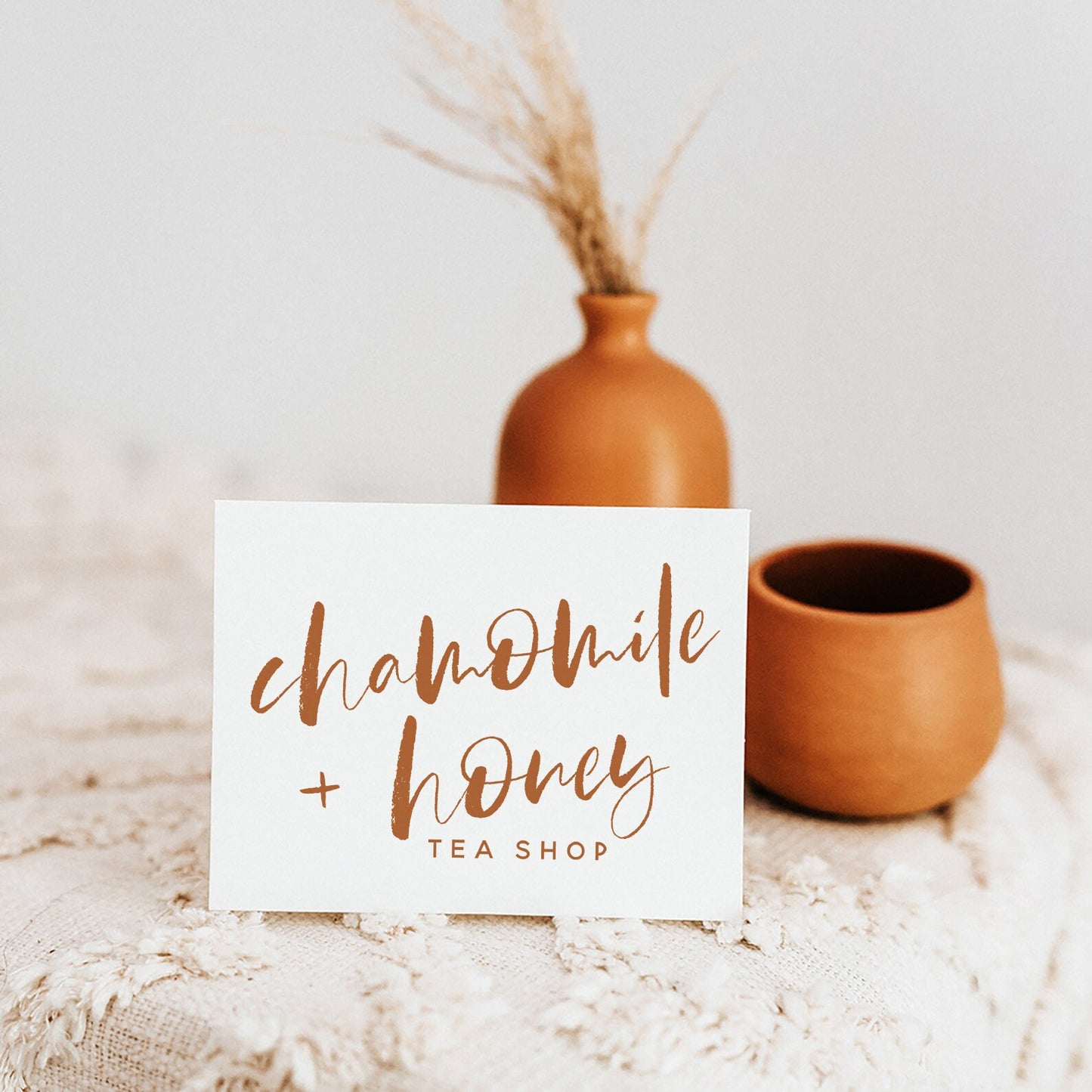 Chamomile + Honey | Premade Logo Design | Boho, Trendy, Modern