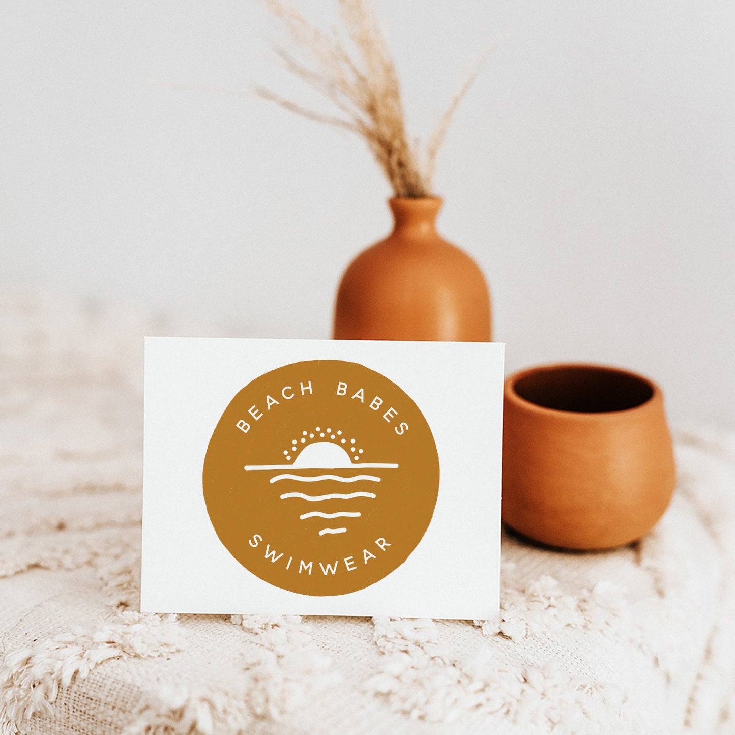 Beach Babes | Premade Logo Design | Sunset, Ocean, Modern Boho