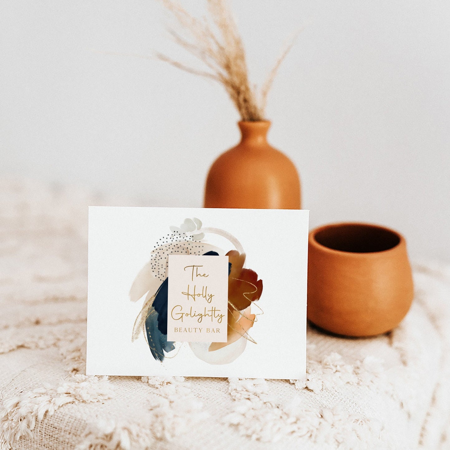 Holly Golightly | Premade Logo Design | Boho, Retro, Midcentury Modern