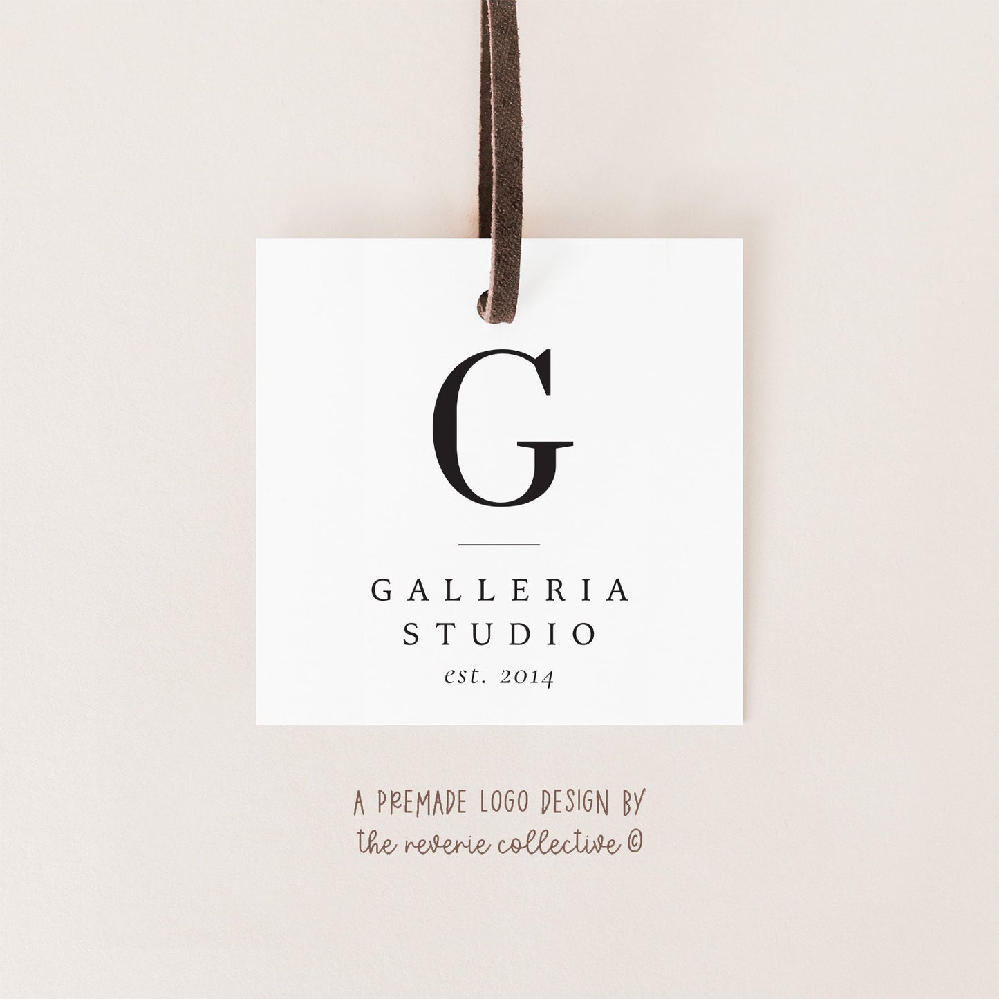 Galleria Studio | Premade Logo Design | Initial, Serif Font, Classic, Elegant