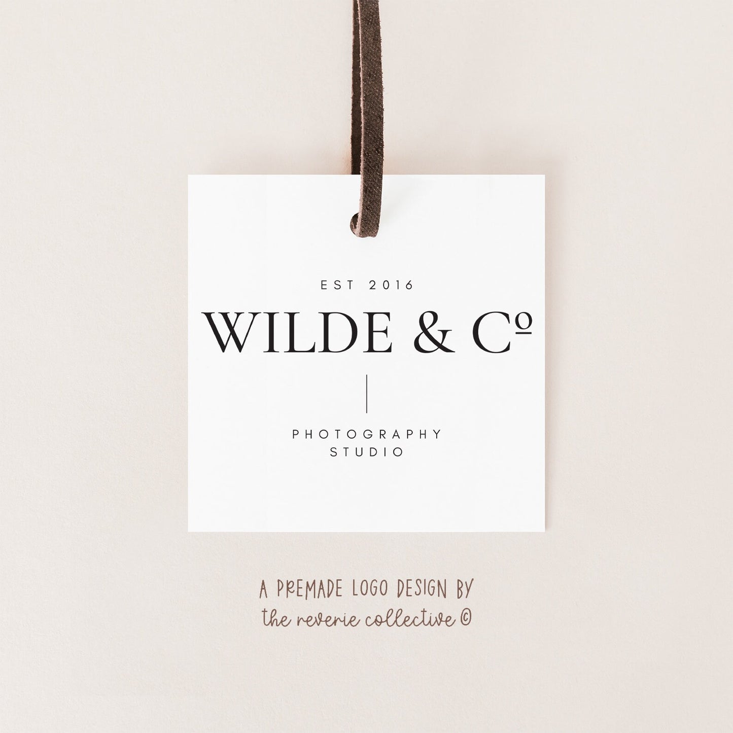 Wilde & Co | Premade Logo Design | Masculine, Rustic, Vintage, Modern, Classic