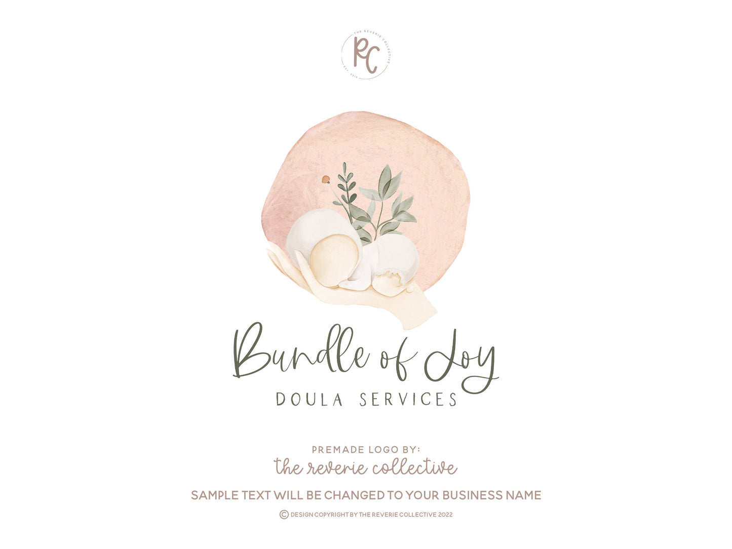 Bundle of Joy | Premade Logo Design | Baby, Doula, Motherhood