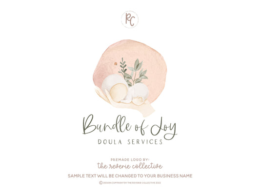 Bundle of Joy | Premade Logo Design | Baby, Doula, Motherhood