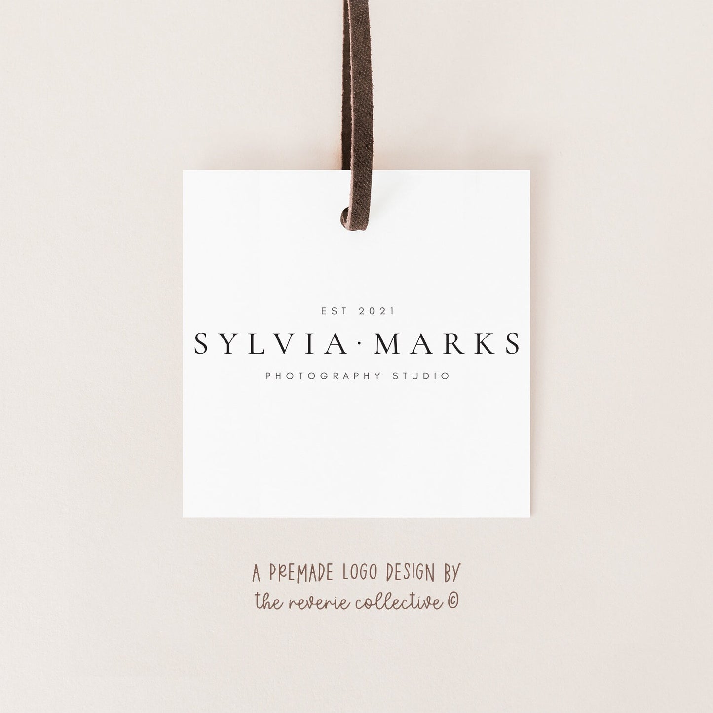 Sylvia Marks | Premade Logo Design | Elegant Font, Modern, Minimal