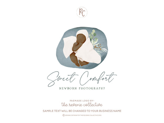 Sweet Comfort | Premade Logo Design | Baby Blanket, Newborn, Doula