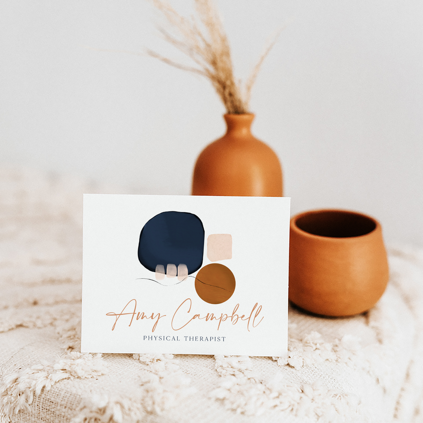 Amy Campbell | Premade Logo Design | Boho Shapes, Modern Abstract, New Age