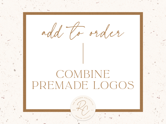Combine Premade Logo Designs | A La Carte Option
