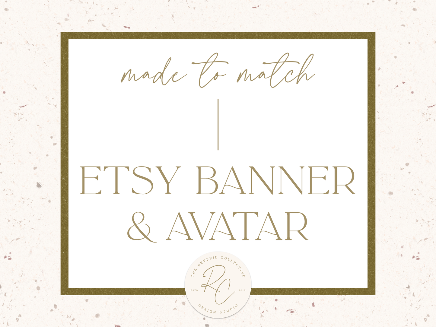 Etsy Banner & Avatar | A La Carte Option