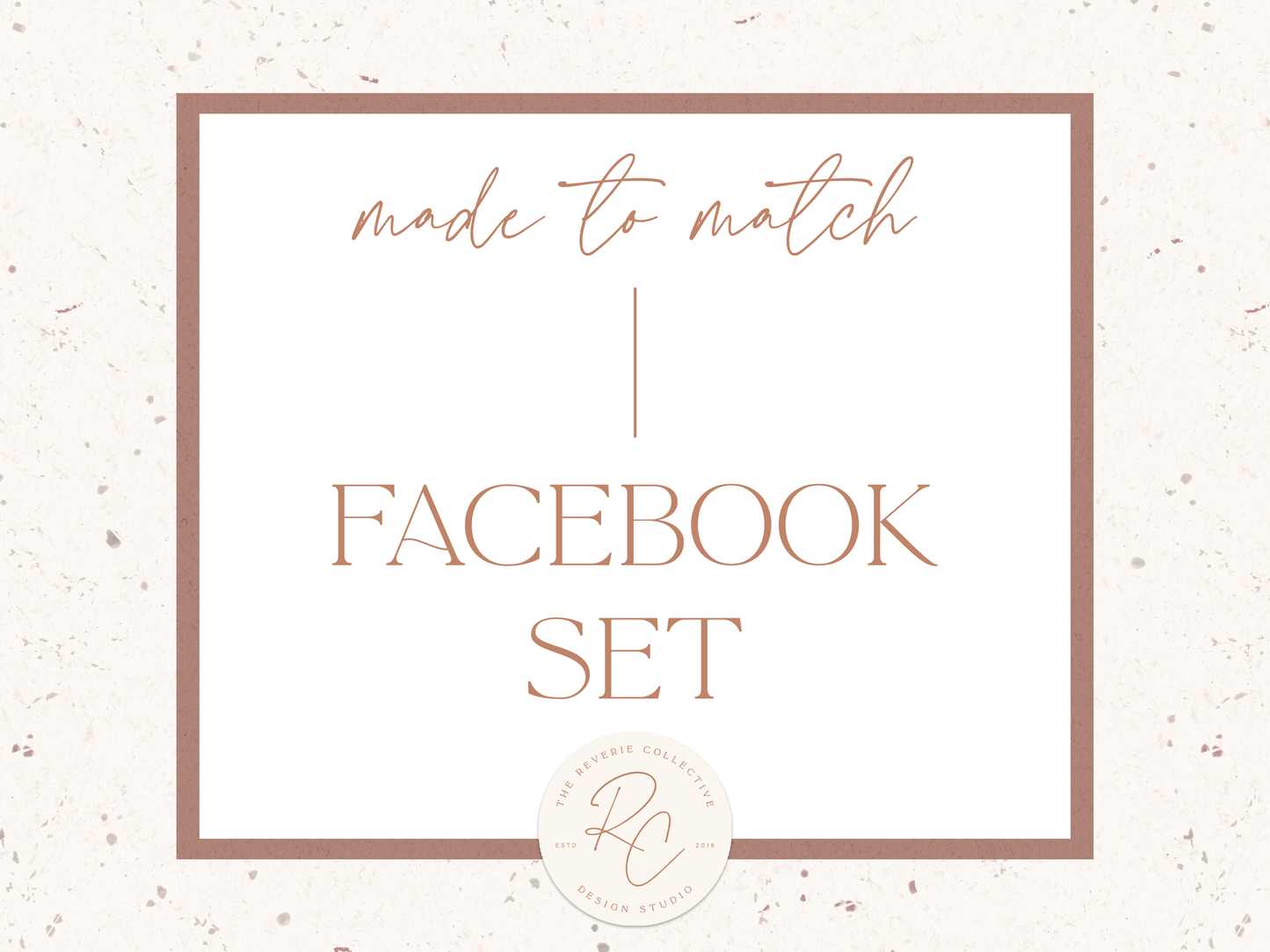 Matching Facebook Set | A La Carte Option