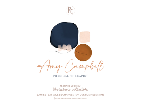 Amy Campbell | Premade Logo Design | Boho Shapes, Modern Abstract, New Age
