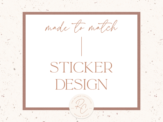 Matching Sticker Design | A La Carte Option
