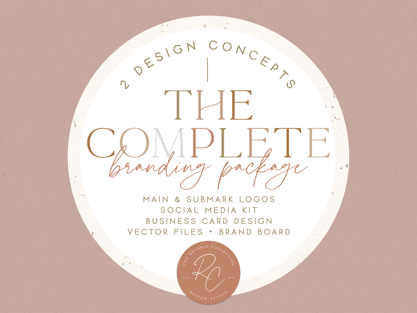 The Complete Branding Package | 2 Design Concepts | Custom Logo Graphic Design