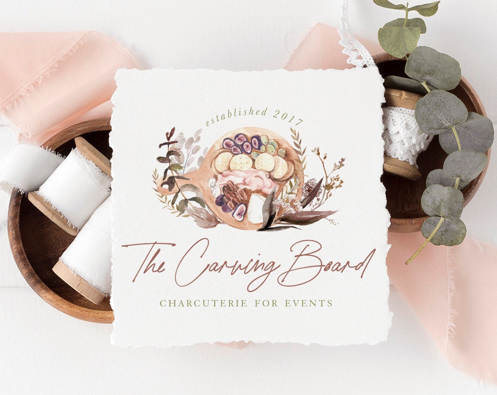 The Carving Board | Premade Logo Design | Charcuterie, Food, Cooking, Cheese
