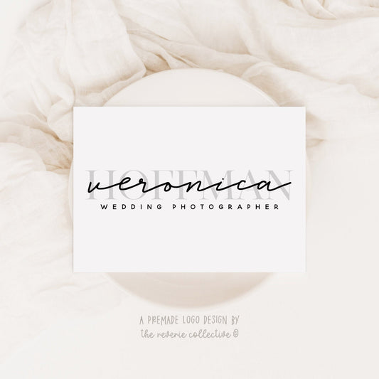 Veronica Hoffman | Premade Logo Design | Minimal, Elegant, Signature, Classy