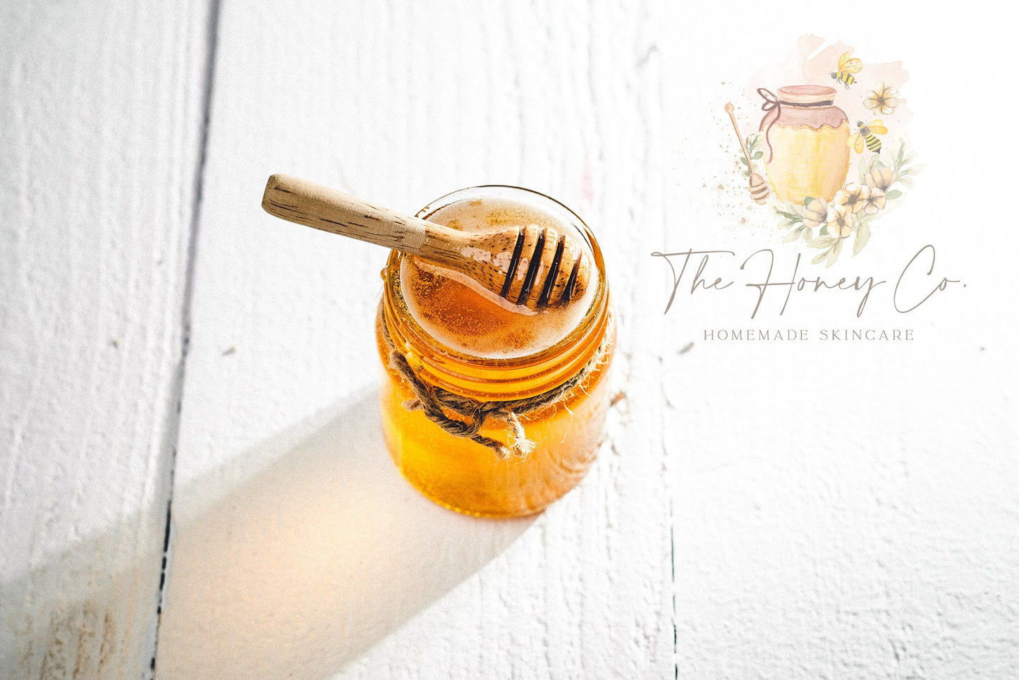 The Honey Co | Premade Logo Design | Bumble Bee, Honeybee, Skincare, Farmhouse