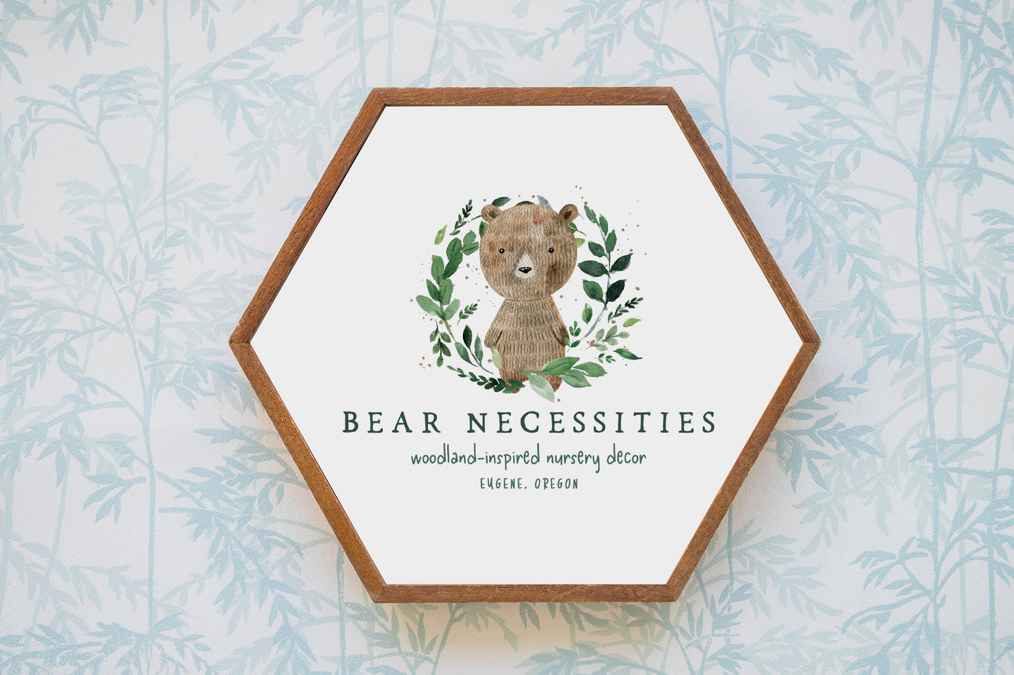 Bear Necessities | Premade Logo Design | Teddy Bear, Children's, Woodland, Forest