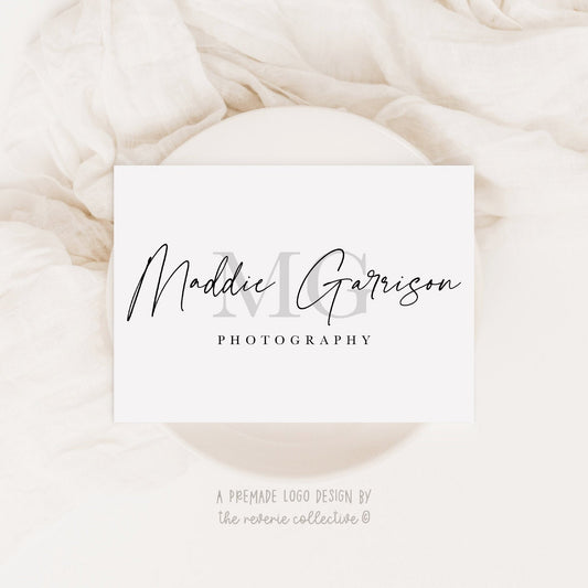 Maddie Garrison | Premade Logo Design | Initials, Monogram, Professional, Modern