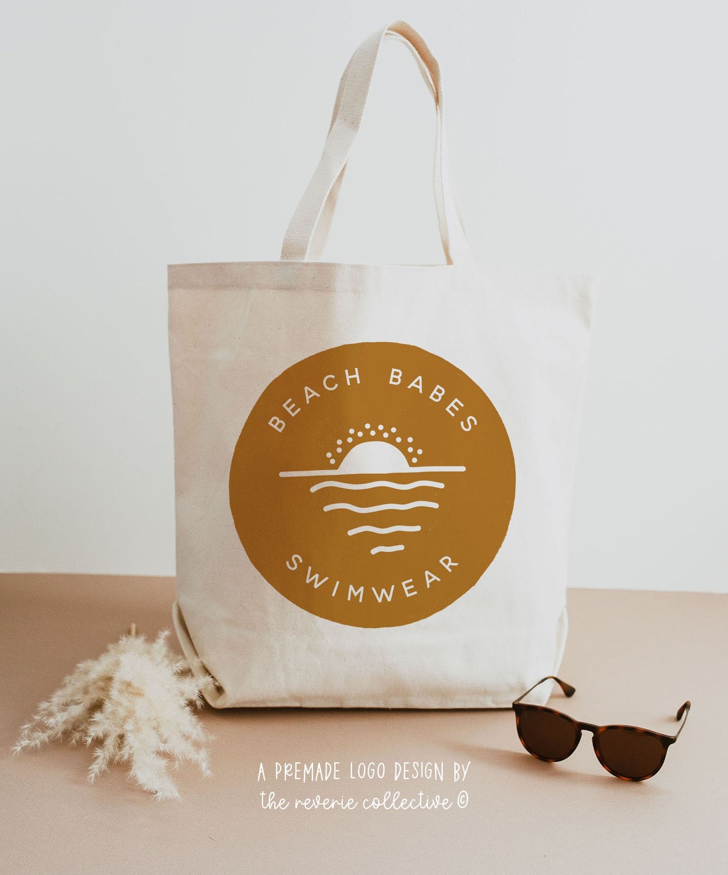Beach Babes | Premade Logo Design | Sunset, Ocean, Modern Boho