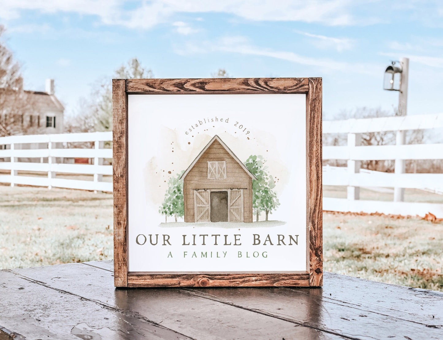 Our Little Barn | Premade Logo Design | House, Home, Realtor, Farmhouse, Ranch