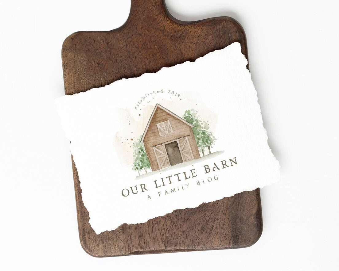 Our Little Barn | Premade Logo Design | House, Home, Realtor, Farmhouse, Ranch