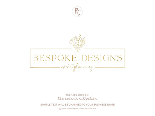 Bespoke Designs | Premade Logo Design | Wildflower, Bouquet, Fine Art