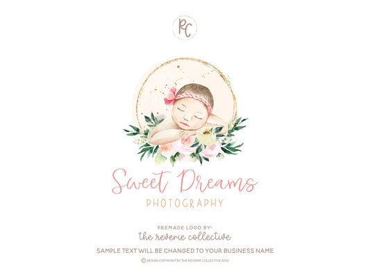Sweet Dreams | Premade Logo Design | Baby, Doula, Midwife